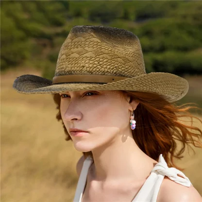 Cowboy Straw Hat For Dad - Image 2