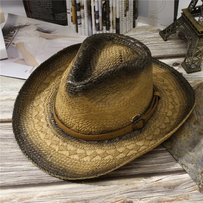 Cowboy Straw Hat For Dad - Image 3
