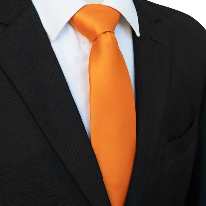 Classic Solid Color Necktie For Dad - Image 12