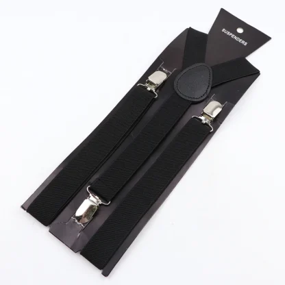 Solid Color Suspenders For Dad - Image 5