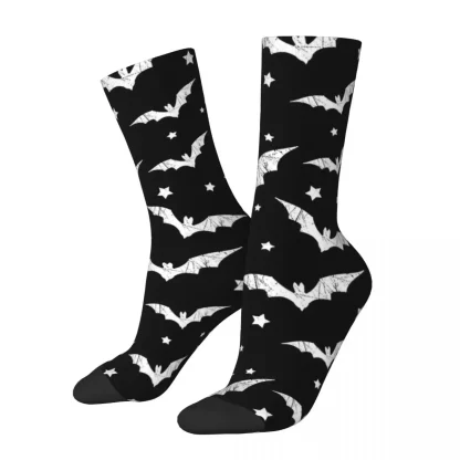 Bat Silhouette Socks For Dad