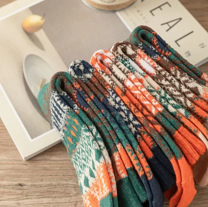 Warm Printed Socks For Dad - Image 13
