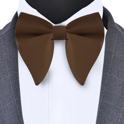 Plain Color Big Bow Tie For Dad - Image 15