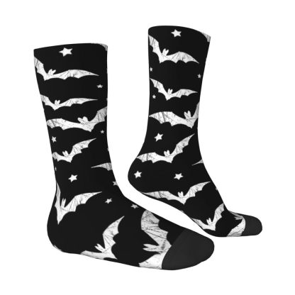 Bat Silhouette Socks For Dad - Image 6