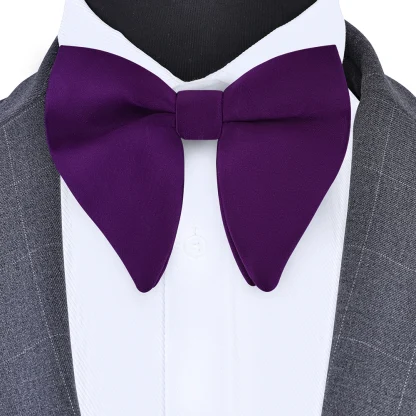 Plain Color Big Bow Tie For Dad - Image 8