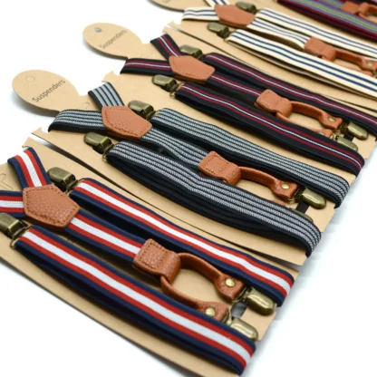 Retro Striped Suspender For Dad - Image 10