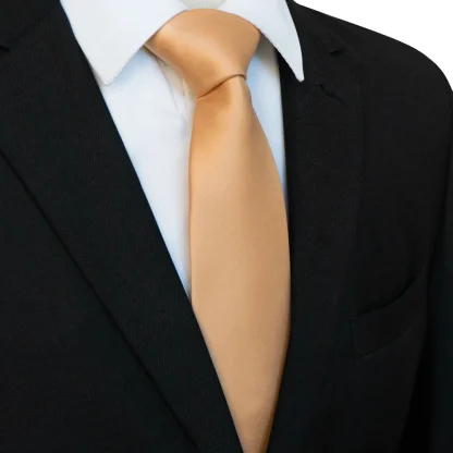 Classic Solid Color Necktie For Dad - Image 13