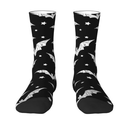 Bat Silhouette Socks For Dad - Image 5