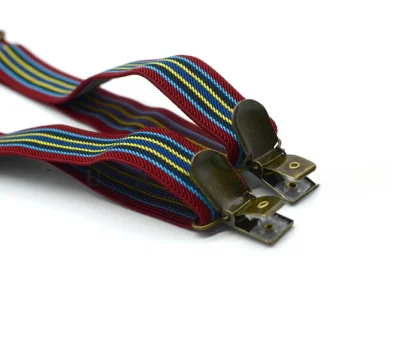 Retro Striped Suspender For Dad - Image 7