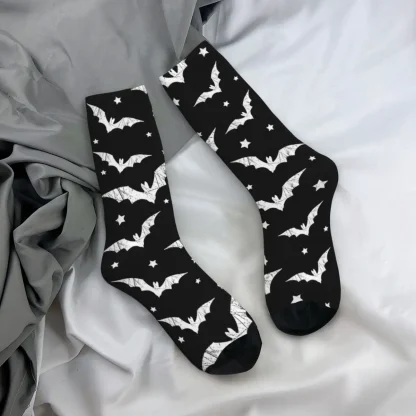 Bat Silhouette Socks For Dad - Image 4