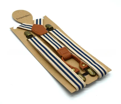 Retro Striped Suspender For Dad - Image 3