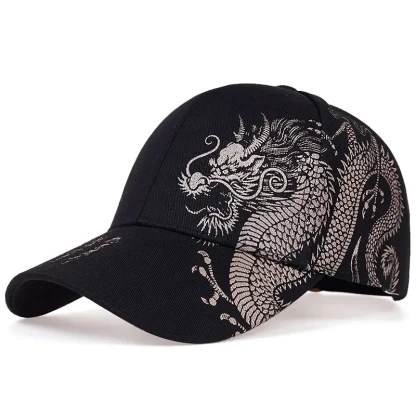 Printed Dragon Hat For Dad