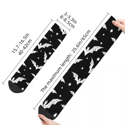 Bat Silhouette Socks For Dad - Image 8