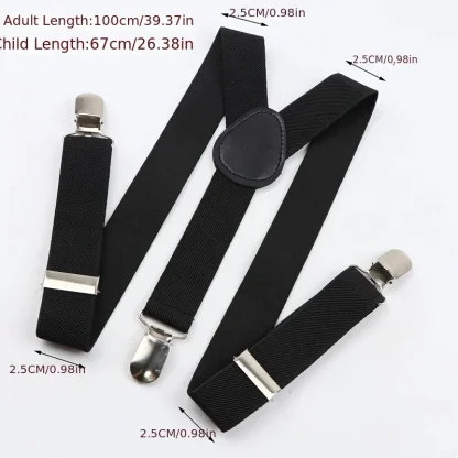 Solid Color Suspenders For Dad - Image 15
