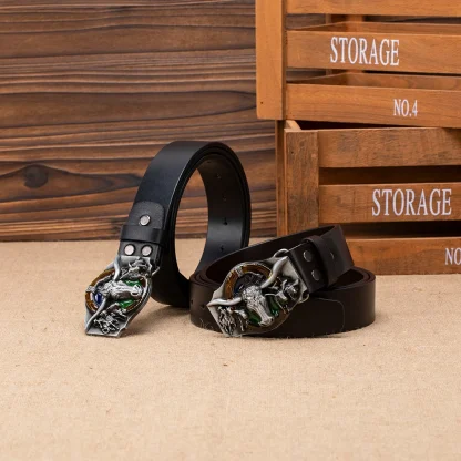 Embossed Western Belt For Dad - Image 3