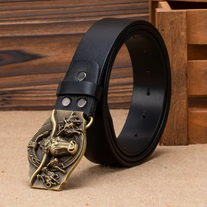 Embossed Western Belt For Dad