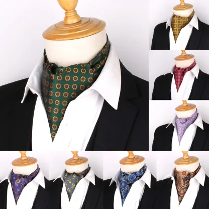 Printed Ascot Tie For Dad - Image 5