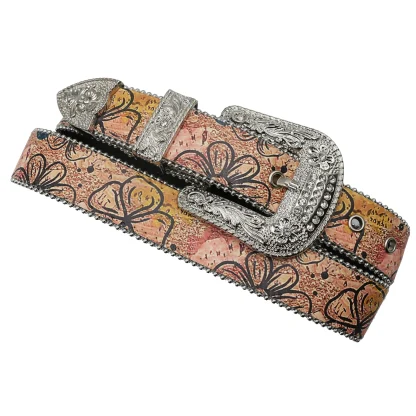 Vintage-style Floral Belt For Dad - Image 2