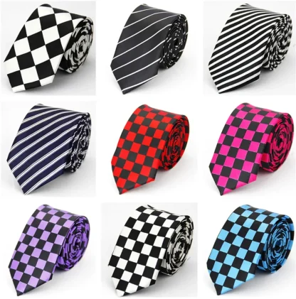 Checkered Print Tie For Dad - Image 3