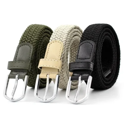 Casual Solid Color Belt For Dad - Image 5