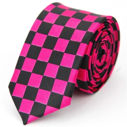 Checkered Print Tie For Dad