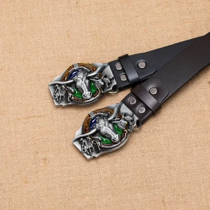 Embossed Western Belt For Dad - Image 10