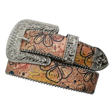 Vintage-style Floral Belt For Dad - Image 4