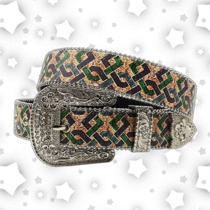 Vintage-style Floral Belt For Dad - Image 9