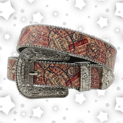 Vintage-style Floral Belt For Dad - Image 7