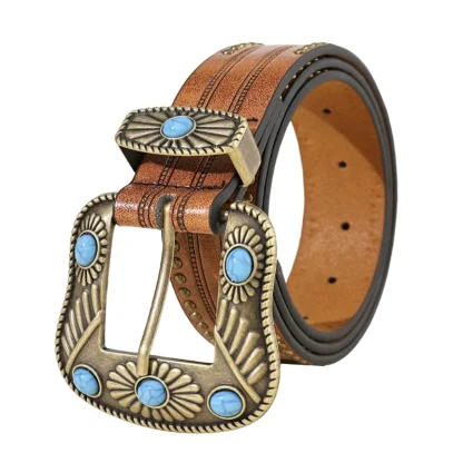 Western Buckle Belt For Dad